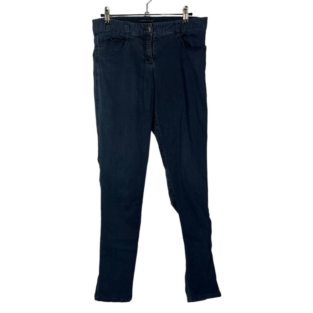 Theory‎ Bethany Dark Wash Ruched Back Skinny Jeans 8